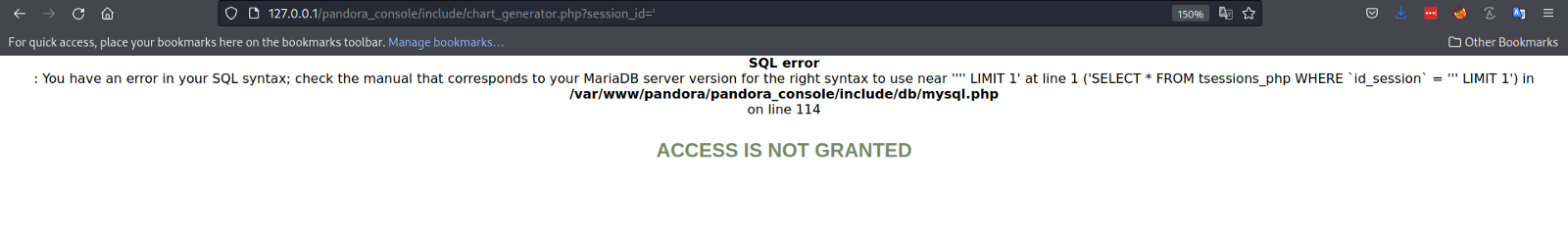 SQL-Error